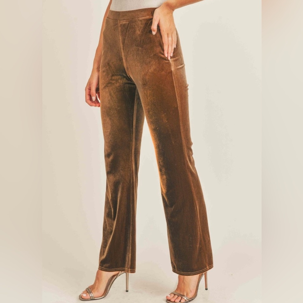 Sadie & Sage Cognac Corduroy Pants
